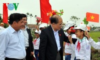 Le président de l’Assemblée nationale participe à la fête de la grande union à Thai Binh